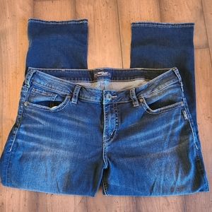 Silver Jeans Elyse Capri/Cropped